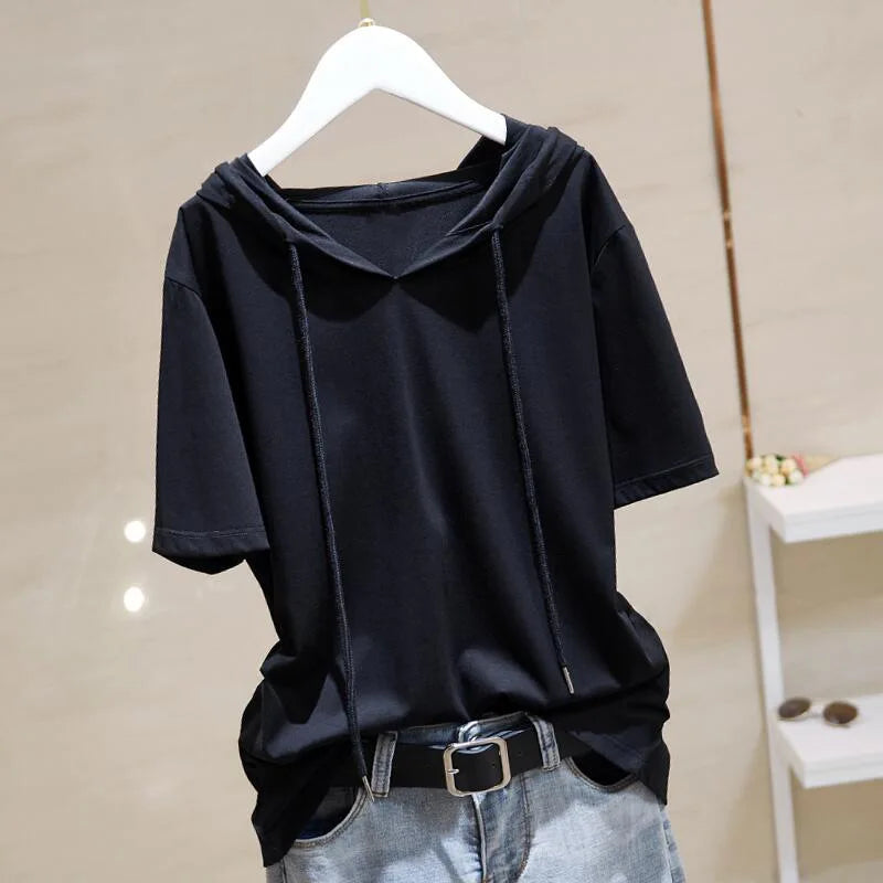 Hoodie femme uni – Coupe régulière et capuche