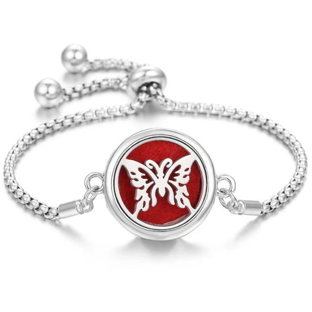 Bracelet Diffuseur Parfum Acier Inoxydable – Aromatherapie Huiles Essentielles