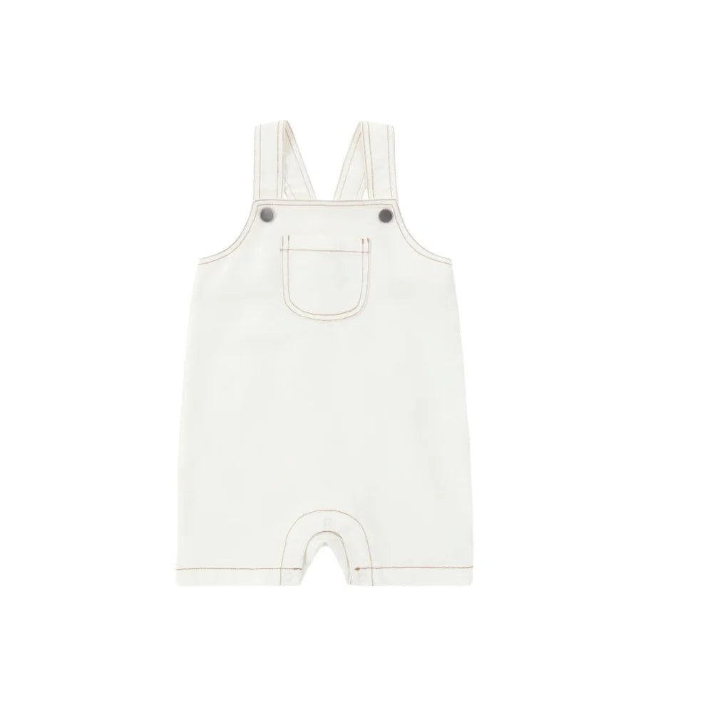 AP SS26 white denim collection children girls boys cotton jeans denim jumper skirts shirts family matching clothes - Astra Wear astrawear.ca