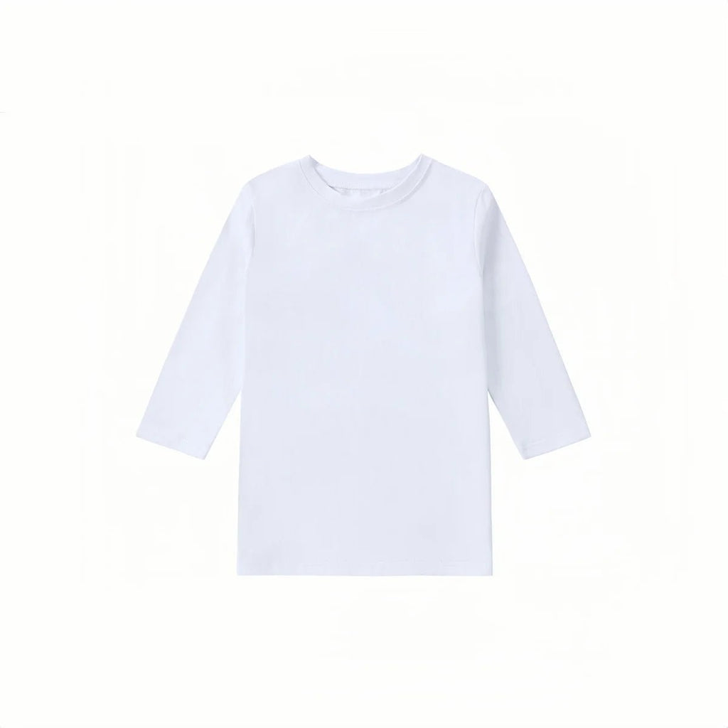 AP SS26 white denim collection children girls boys cotton jeans denim jumper skirts shirts family matching clothes - Astra Wear astrawear.ca