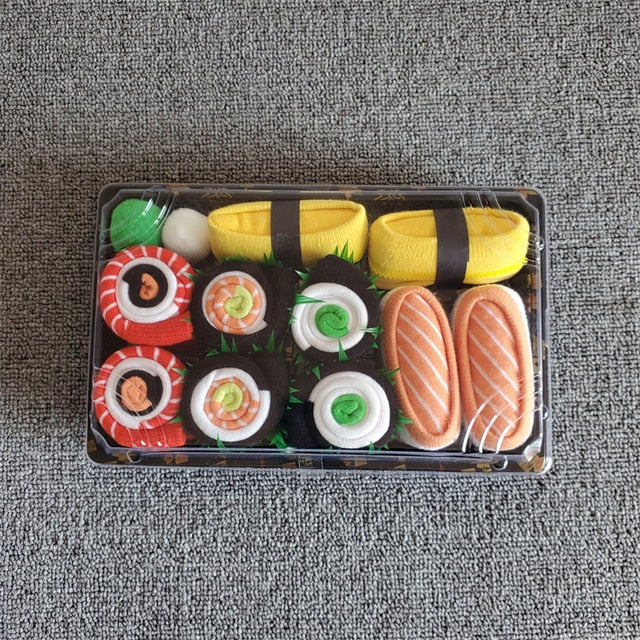 Chaussettes Sushi Unisexe – Design Japonais Fantaisie Cadeau Original