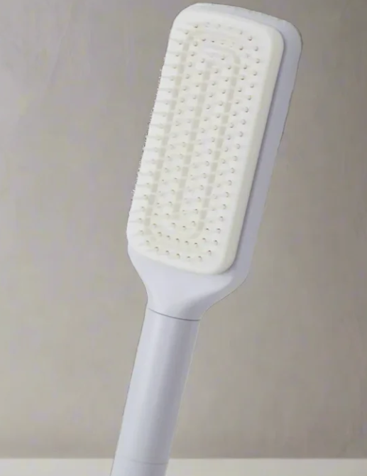 Brosse Auto-Nettoyante 4-en-1 – Anti-Statique Massage Cheveux Rotatif