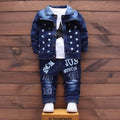 Baby Kids Denim Jacket Boys Coat Toddler Sport Clothes Suit Clothing - Astra Wear astrawear.ca