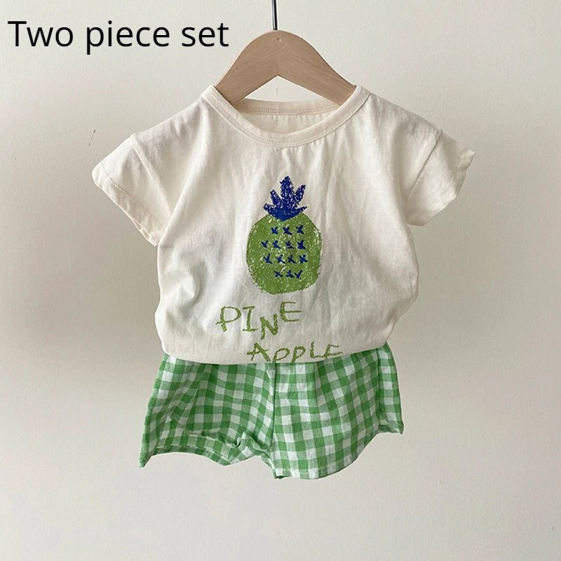 Baby Pajamas Sets Cotton Child Pajamas Toddler Summer Sleeveless Baby Nightwear Pyjamas Kids Cartoon Homewear Clothes - Astra Wear astrawear.ca
