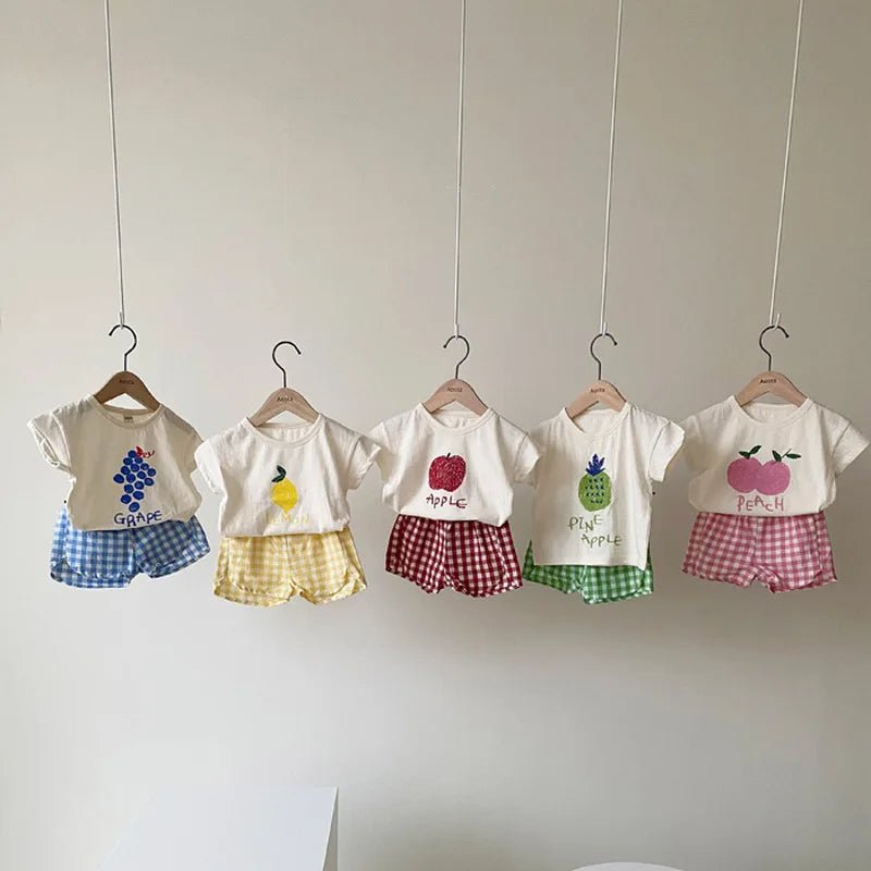 Baby Pajamas Sets Cotton Child Pajamas Toddler Summer Sleeveless Baby Nightwear Pyjamas Kids Cartoon Homewear Clothes - Astra Wear astrawear.ca