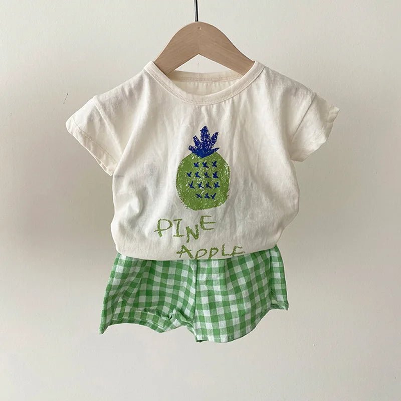 Baby Pajamas Sets Cotton Child Pajamas Toddler Summer Sleeveless Baby Nightwear Pyjamas Kids Cartoon Homewear Clothes - Astra Wear astrawear.ca