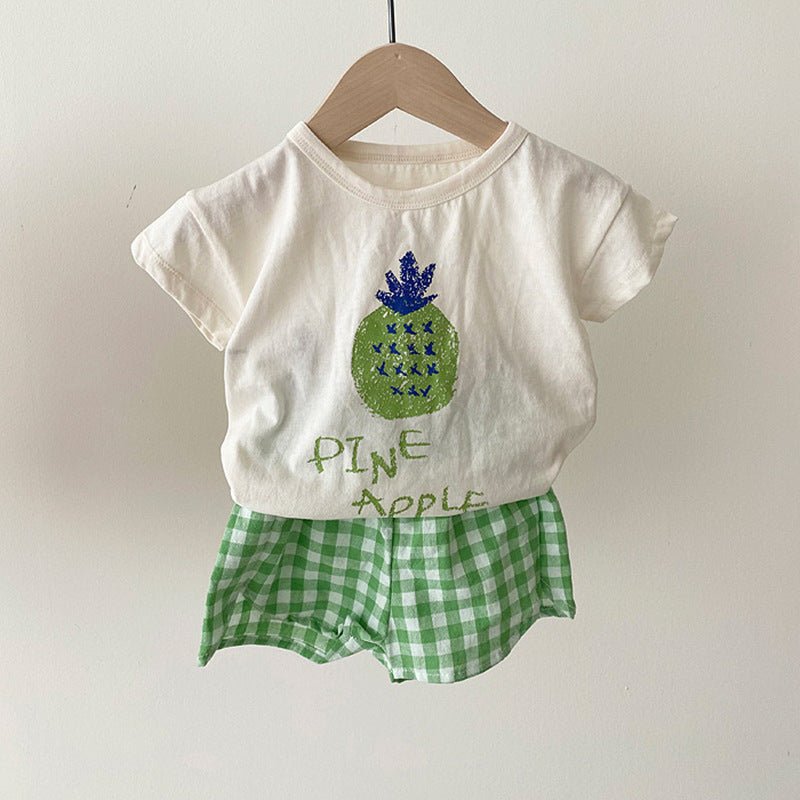 Baby Pajamas Sets Cotton Child Pajamas Toddler Summer Sleeveless Baby Nightwear Pyjamas Kids Cartoon Homewear Clothes - Astra Wear astrawear.ca