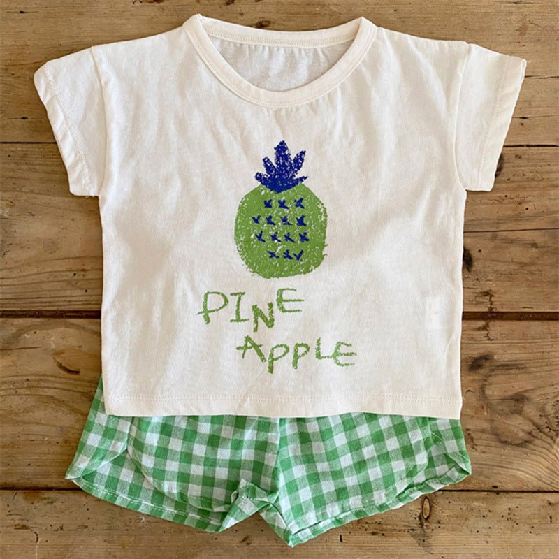 Baby Pajamas Sets Cotton Child Pajamas Toddler Summer Sleeveless Baby Nightwear Pyjamas Kids Cartoon Homewear Clothes - Astra Wear astrawear.ca