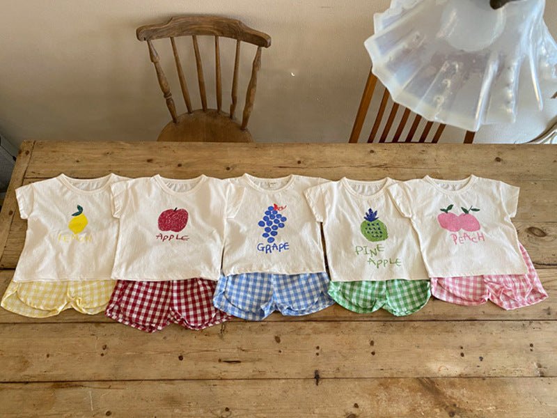 Baby Pajamas Sets Cotton Child Pajamas Toddler Summer Sleeveless Baby Nightwear Pyjamas Kids Cartoon Homewear Clothes - Astra Wear astrawear.ca