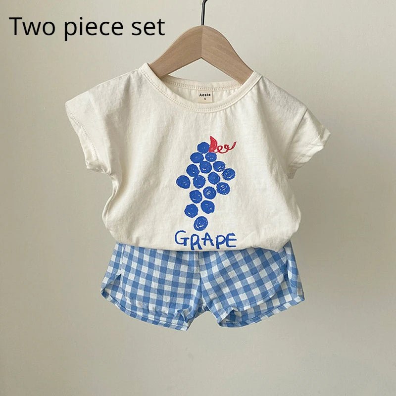 Baby Pajamas Sets Cotton Child Pajamas Toddler Summer Sleeveless Baby Nightwear Pyjamas Kids Cartoon Homewear Clothes - Astra Wear astrawear.ca