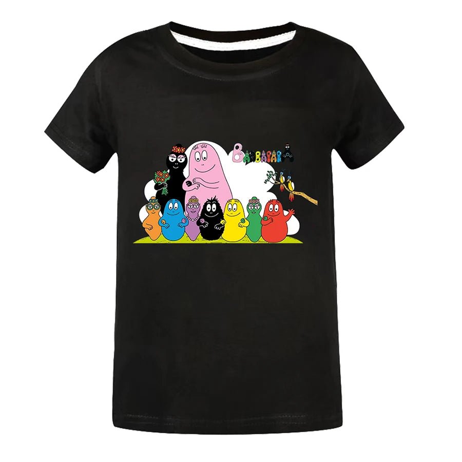 Barbapapa T-shirt for A Boy Two-piece Set for Children From 6 To 12 Years Old Summer Sale Toddler Girl Clothes Junior Girl Cloth - Astra Wear astrawear.ca