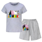 Barbapapa T-shirt for A Boy Two-piece Set for Children From 6 To 12 Years Old Summer Sale Toddler Girl Clothes Junior Girl Cloth - Astra Wear astrawear.ca