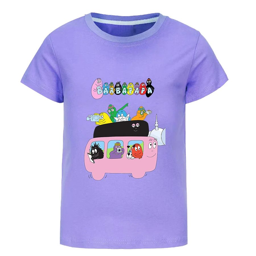 Barbapapa T-shirt for A Boy Two-piece Set for Children From 6 To 12 Years Old Summer Sale Toddler Girl Clothes Junior Girl Cloth - Astra Wear astrawear.ca