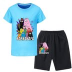 Barbapapa T-shirt for A Boy Two-piece Set for Children From 6 To 12 Years Old Summer Sale Toddler Girl Clothes Junior Girl Cloth - Astra Wear astrawear.ca