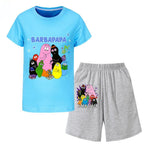 Barbapapa T-shirt for A Boy Two-piece Set for Children From 6 To 12 Years Old Summer Sale Toddler Girl Clothes Junior Girl Cloth - Astra Wear astrawear.ca