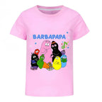 Barbapapa T-shirt for A Boy Two-piece Set for Children From 6 To 12 Years Old Summer Sale Toddler Girl Clothes Junior Girl Cloth - Astra Wear astrawear.ca