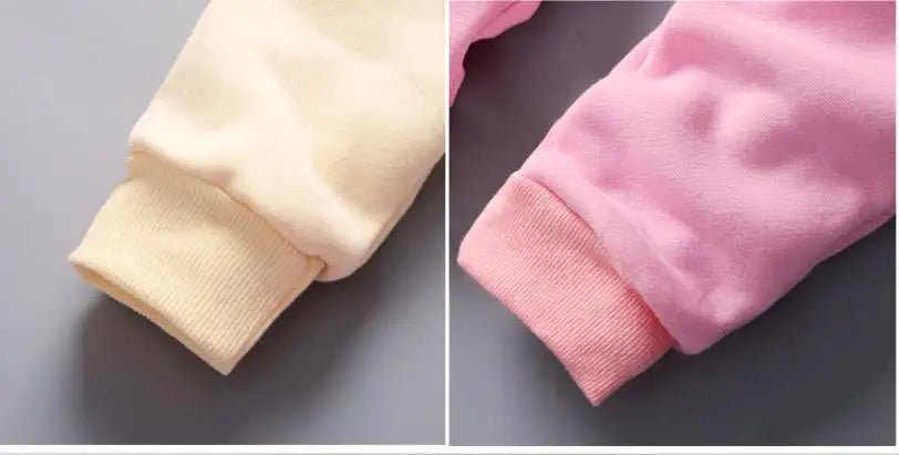 Boys Girls Cartoon Clothing Suits Baby Plus Velvet Jacket+Hooded Vest+ Pants 3Pcs Sets Kids Toddler Winter Sports Clothes 0-4Y - Astra Wear astrawear.ca