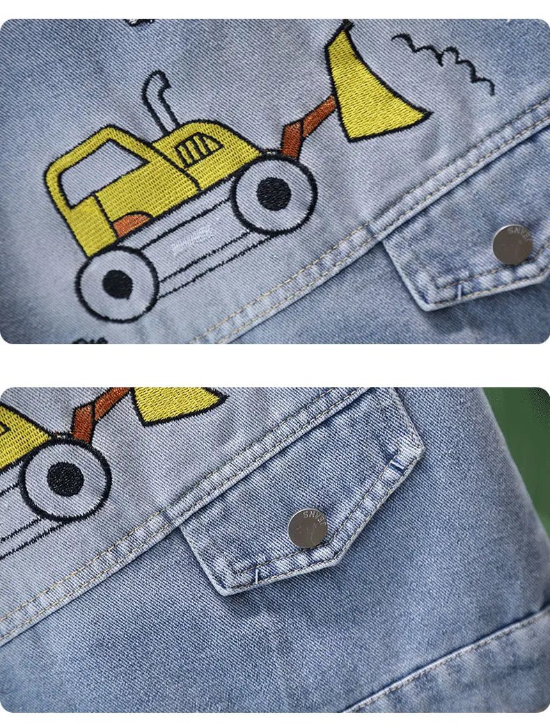 Children Vintage Denim Vest for Baby Boy Casual Sleeveless Denim Jacket Outfit Kids Fashion Waistcoat Tops 2 3 4 5 6 7 8 9 10 11 - Astra Wear astrawear.ca