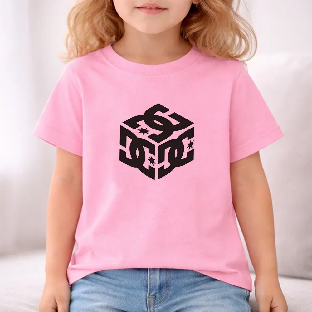 Children White T-Shirt Two-Piece Set Short-Sleeved+Shorts Summer Boy Girl Toddler 3-12 Years Casual Fashion Cool Brand Set - Astra Wear astrawear.ca