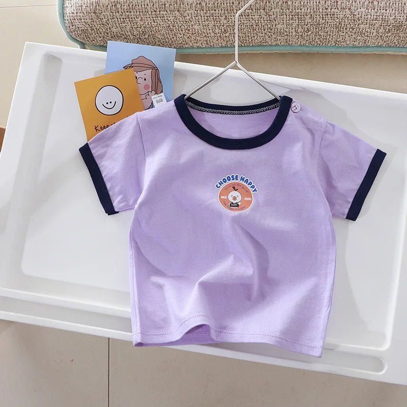 Children's Clothing T-shirt For Boys Girls Summer Cotton Fruit Print Short Sleeve Toddlers Tops Tees Soft Kids Clothes - Astra Wear astrawear.ca