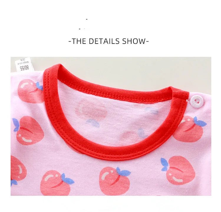 Children's Clothing T-shirt For Boys Girls Summer Cotton Fruit Print Short Sleeve Toddlers Tops Tees Soft Kids Clothes - Astra Wear astrawear.ca
