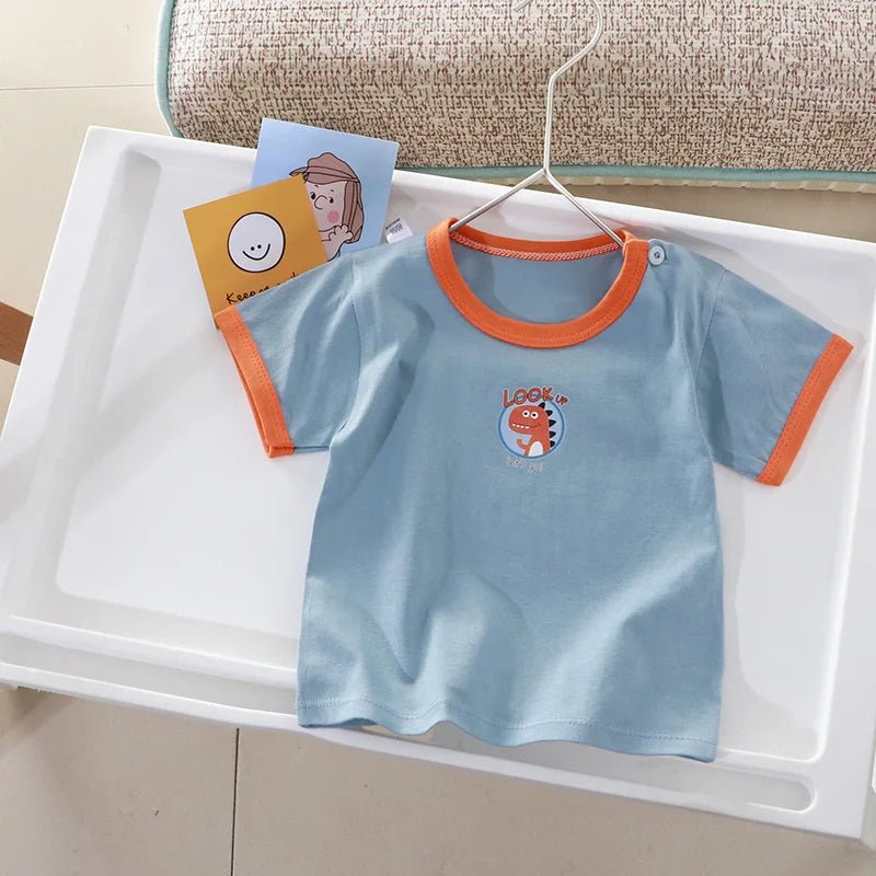 Children's Clothing T-shirt For Boys Girls Summer Cotton Fruit Print Short Sleeve Toddlers Tops Tees Soft Kids Clothes - Astra Wear astrawear.ca