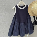 Children's Dress Girls Vest New Summer Baby Fashionable Style Little - Astra Wear astrawear.ca