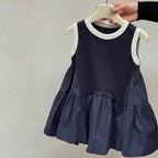 Children's Dress Girls Vest New Summer Baby Fashionable Style Little - Astra Wear astrawear.ca