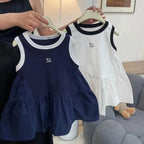 Children's Dress Girls Vest New Summer Baby Fashionable Style Little - Astra Wear astrawear.ca
