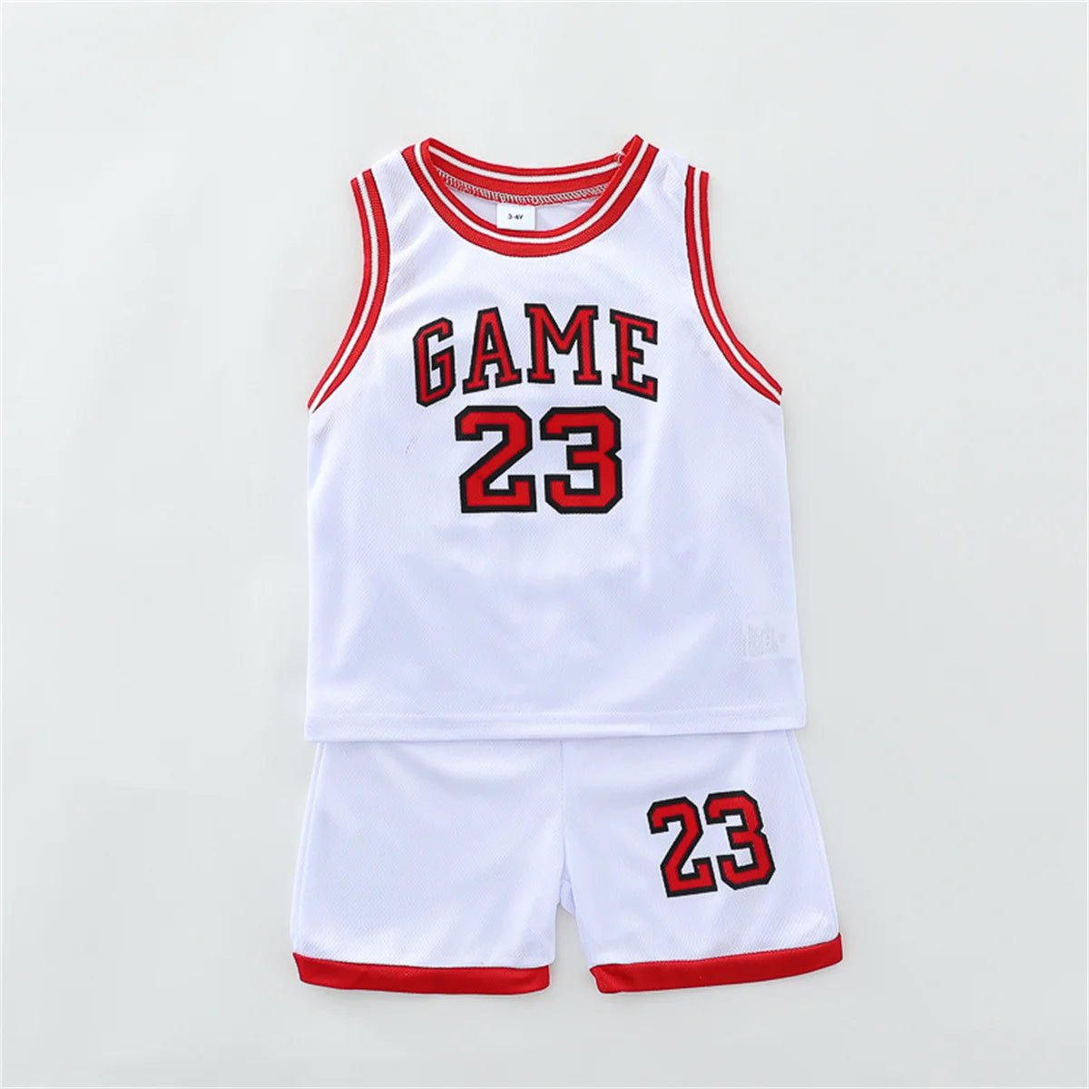 Children's Summer Basketball Suit Vest And Shorts Two-Piece Set Comfortable Lightweight Clothing for Kids - Astra Wear astrawear.ca