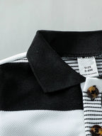 Children’s Summer New Arrival Boys’ Regular Striped Teddy Bear Short T-Shirt and Shorts Casual Sport Two-Piece Set - Astra Wear astrawear.ca