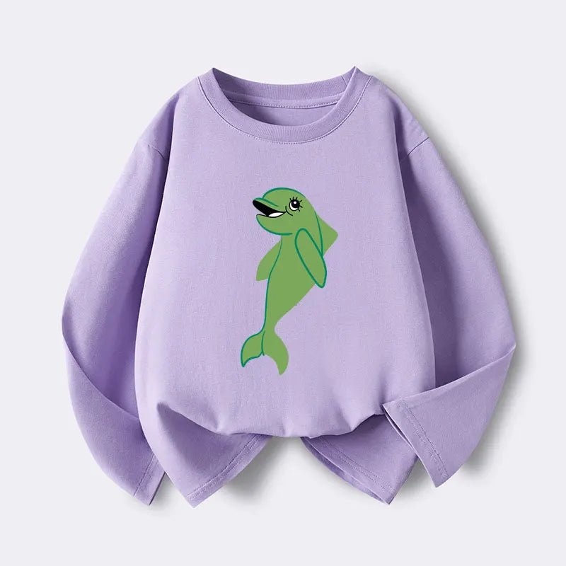 Children's T-shirts Full Sleeve Girls Top Tees Boys Shirts Crew Neck Pull Over Kids T Shirt 2026 Autumn Cartoon Baby Clothing - Astra Wear astrawear.ca