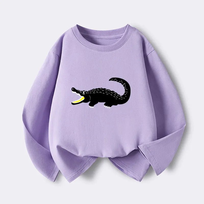 Children's T-shirts Full Sleeve Girls Top Tees Boys Shirts Crew Neck Pull Over Kids T Shirt 2026 Autumn Cartoon Baby Clothing - Astra Wear astrawear.ca