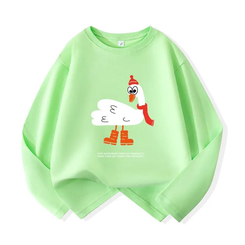 Children's T-shirts Full Sleeve Girls Top Tees Boys Shirts Crew Neck Pull Over Kids T Shirt 2026 Autumn Cartoon Baby Clothing - Astra Wear astrawear.ca