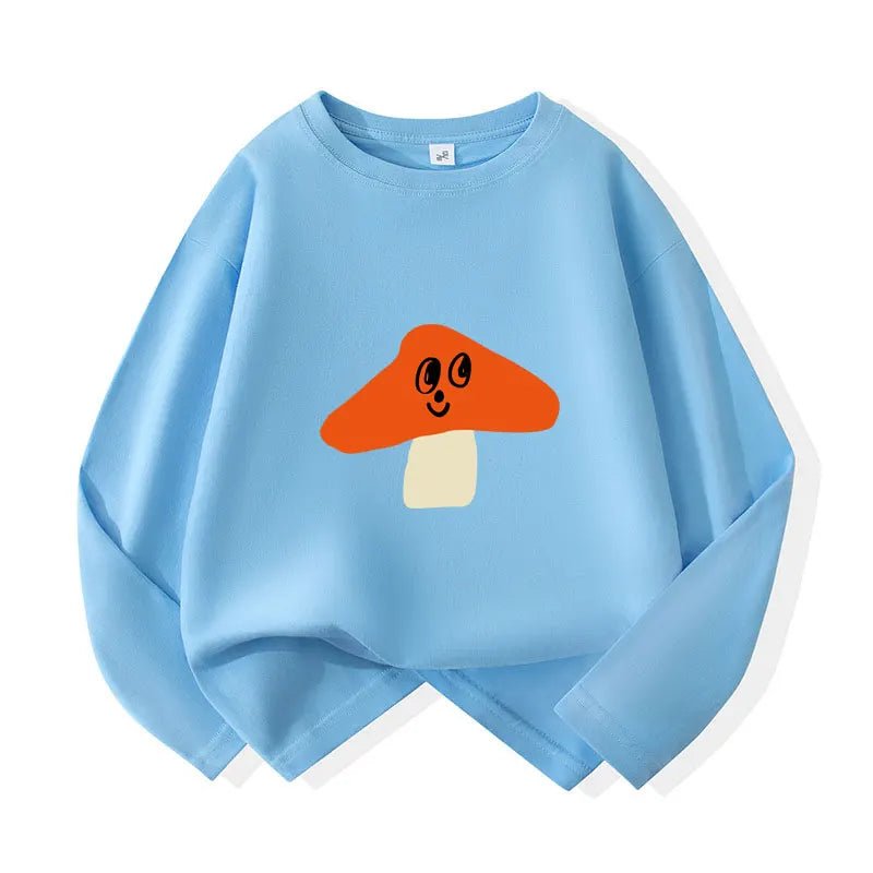Children's T-shirts Full Sleeve Girls Top Tees Boys Shirts Crew Neck Pull Over Kids T Shirt 2026 Autumn Cartoon Baby Clothing - Astra Wear astrawear.ca