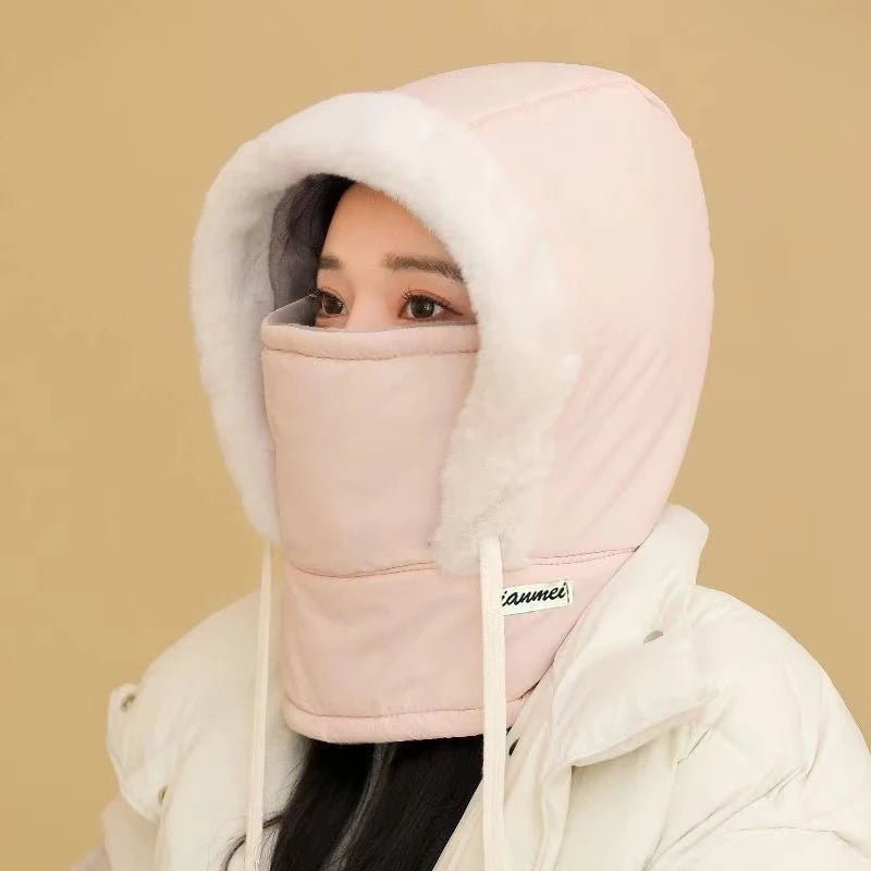 Cold Weather Thermal Balaclava Scarf Winter Windproof Hood Hat Plush - Astra Wear astrawear.ca