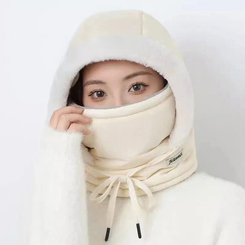 Cold Weather Thermal Balaclava Scarf Winter Windproof Hood Hat Plush - Astra Wear astrawear.ca