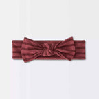 Romper Bébé Fille + Bandeau – Combinaison Jacquard Carreaux Bordeaux