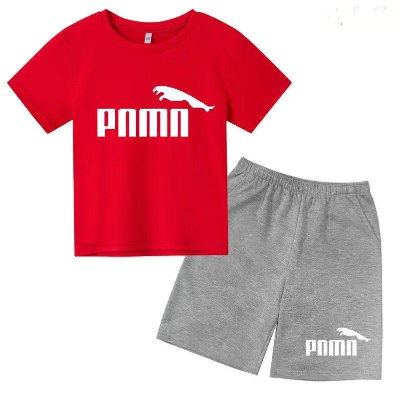 Des vêtements esthétiques pour les enfants de 3 à 12 ans, T-shirt imprimé avec des lettres, blouse à manches courtes et pantalon - Astra Wear astrawear.ca