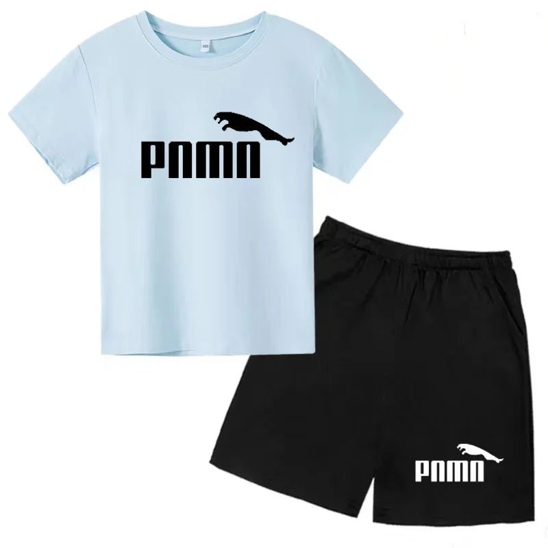 Des vêtements esthétiques pour les enfants de 3 à 12 ans, T-shirt imprimé avec des lettres, blouse à manches courtes et pantalon - Astra Wear astrawear.ca