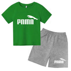 Des vêtements esthétiques pour les enfants de 3 à 12 ans, T-shirt imprimé avec des lettres, blouse à manches courtes et pantalon - Astra Wear astrawear.ca
