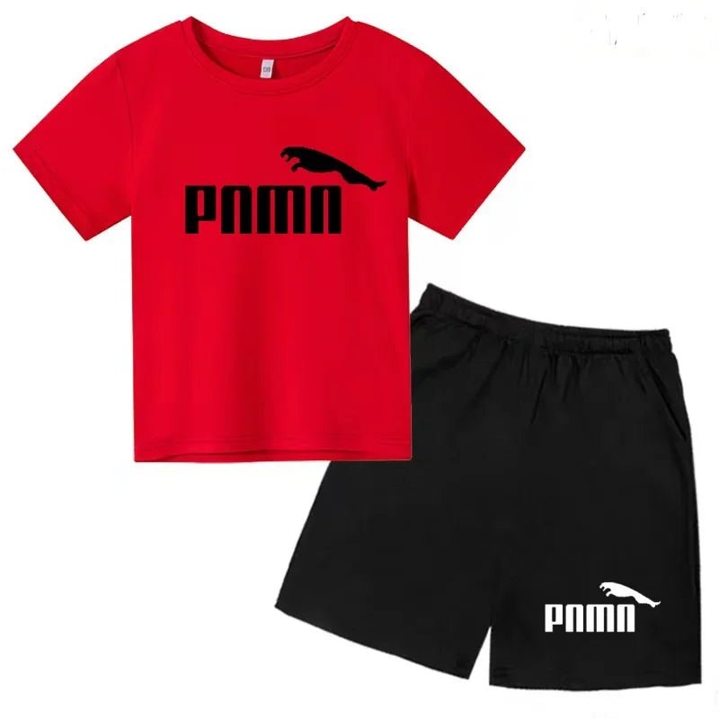 Des vêtements esthétiques pour les enfants de 3 à 12 ans, T-shirt imprimé avec des lettres, blouse à manches courtes et pantalon - Astra Wear astrawear.ca