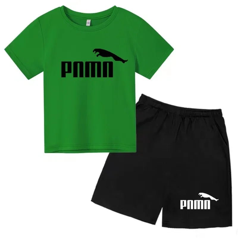 Des vêtements esthétiques pour les enfants de 3 à 12 ans, T-shirt imprimé avec des lettres, blouse à manches courtes et pantalon - Astra Wear astrawear.ca