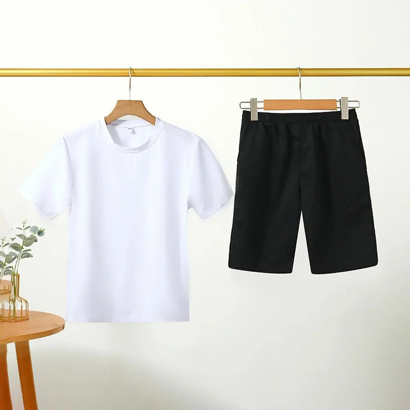 Des vêtements esthétiques pour les enfants de 3 à 12 ans, T-shirt imprimé avec des lettres, blouse à manches courtes et pantalon - Astra Wear astrawear.ca