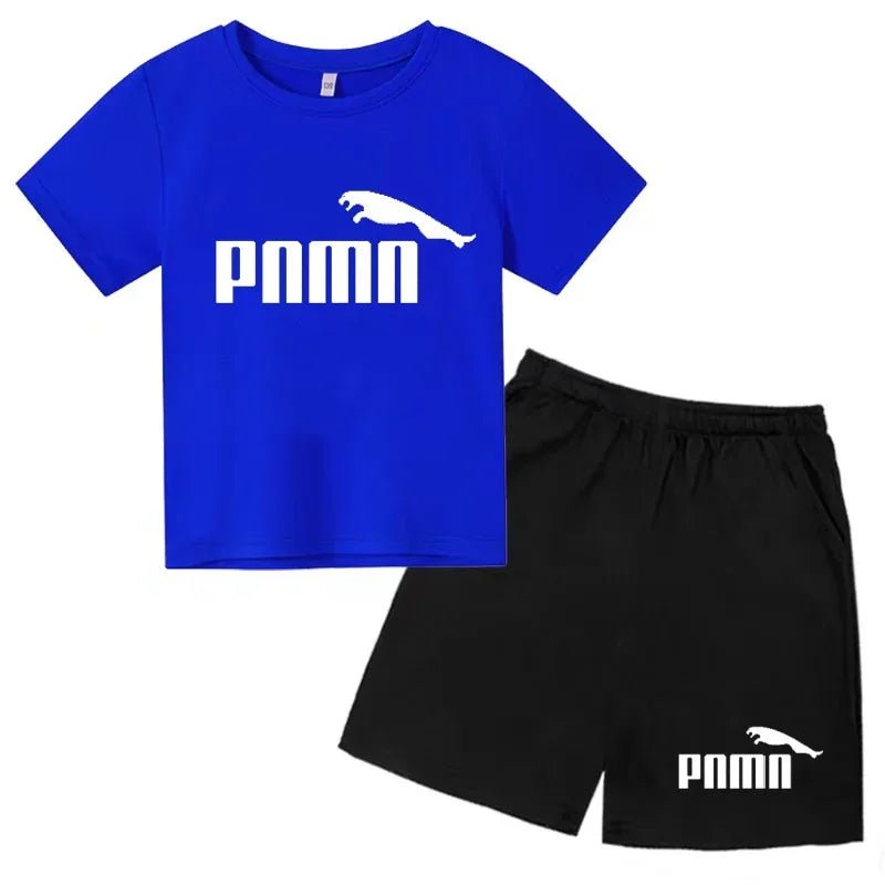 Des vêtements esthétiques pour les enfants de 3 à 12 ans, T-shirt imprimé avec des lettres, blouse à manches courtes et pantalon - Astra Wear astrawear.ca