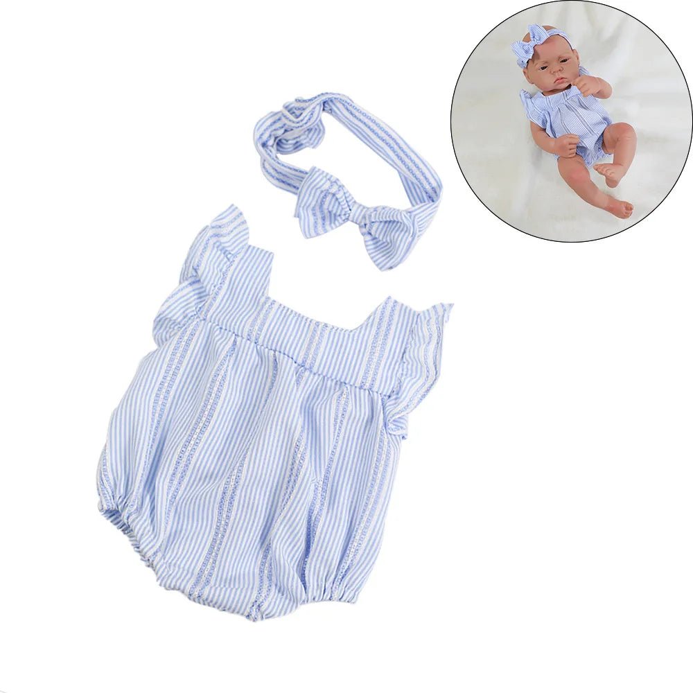 Dress Vest Dolls Outfit Clothes For 16 inch 40cm Baby Doll Cute - Astra Wear astrawear.ca