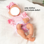 Dress Vest Dolls Outfit Clothes For 16 inch 40cm Baby Doll Cute - Astra Wear astrawear.ca