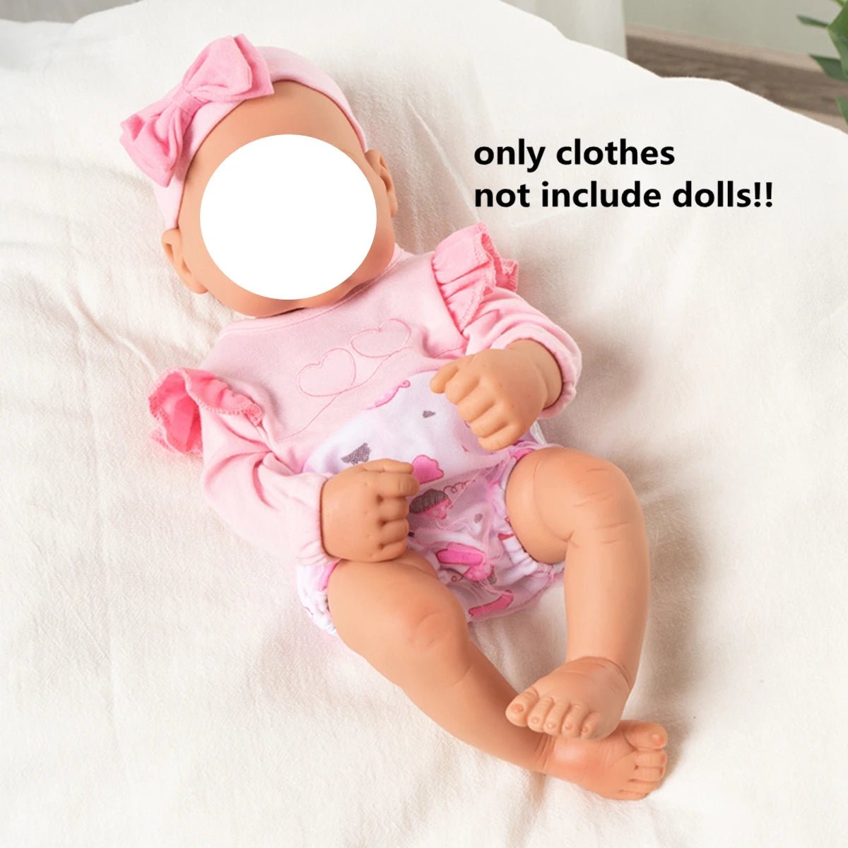 Dress Vest Dolls Outfit Clothes For 16 inch 40cm Baby Doll Cute - Astra Wear astrawear.ca