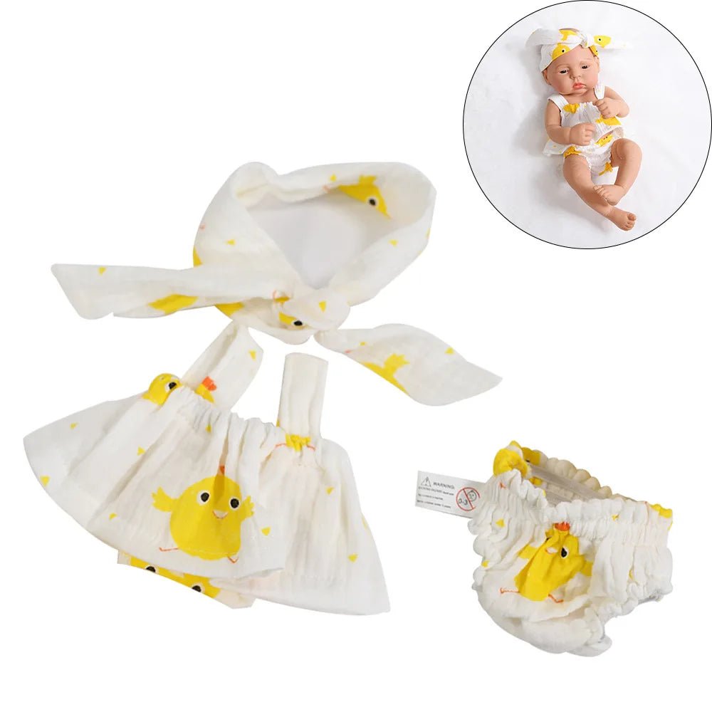 Dress Vest Dolls Outfit Clothes For 16 inch 40cm Baby Doll Cute - Astra Wear astrawear.ca