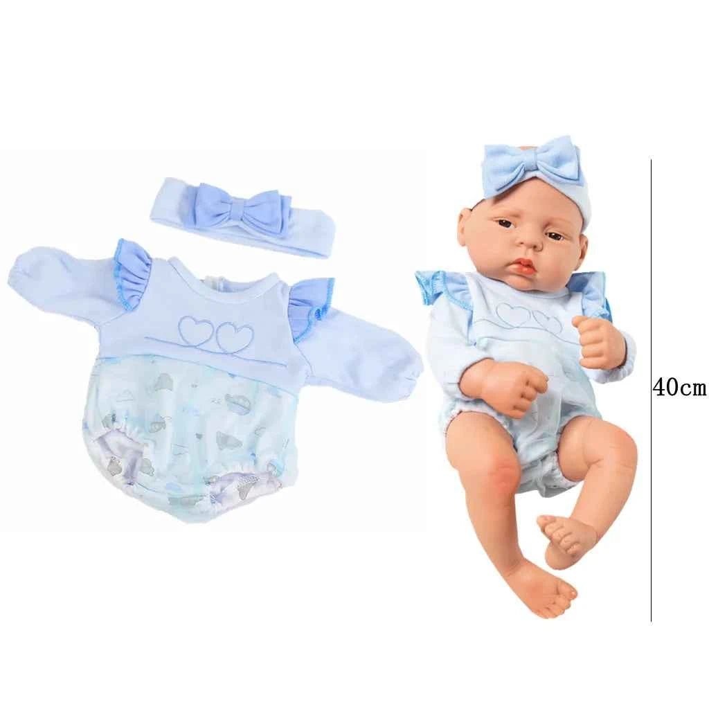Dress Vest Dolls Outfit Clothes For 16 inch 40cm Baby Doll Cute - Astra Wear astrawear.ca